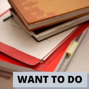 Want to do list of priorities